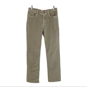 L.L.Bean velvet jeans gray / tan color 8 Tall
